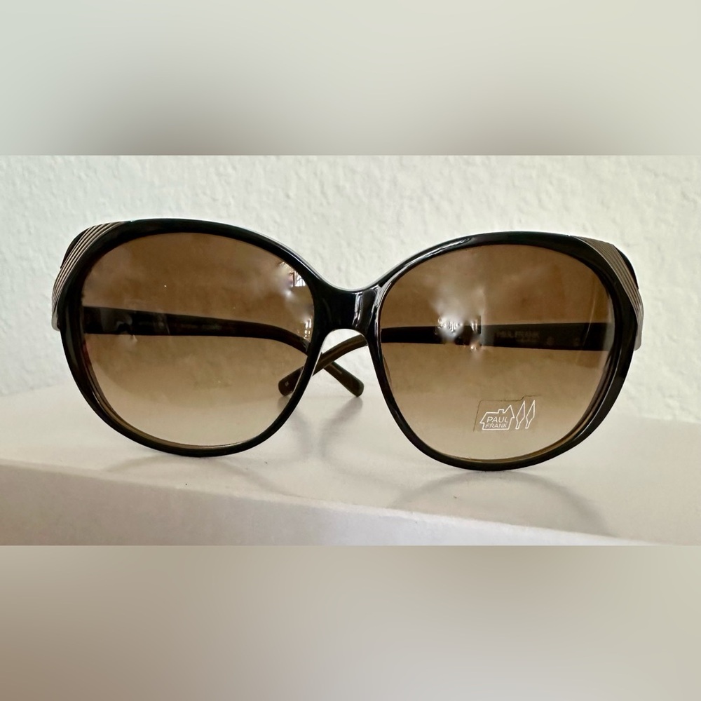 Brand New Paul Frank “artificial life” Burgundy Seagreen Oversized Sunglasses